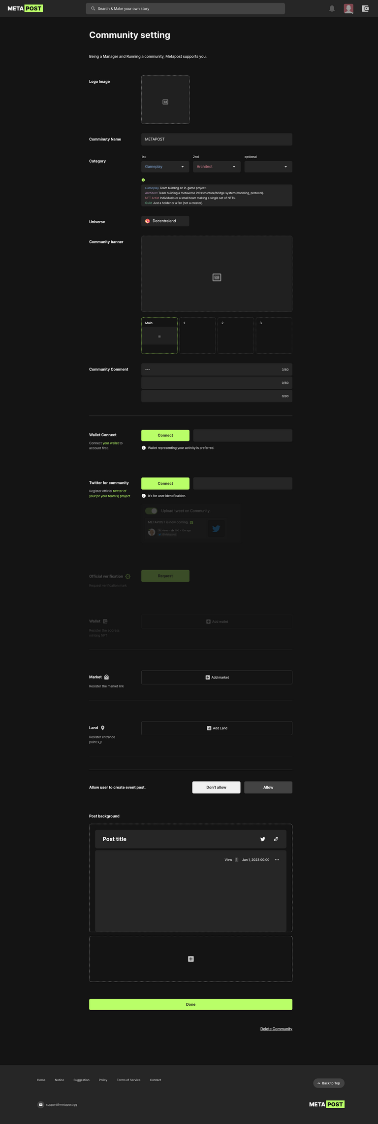 community-setting